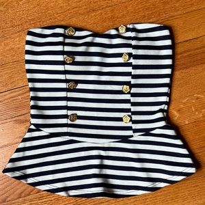 Stripe Ruffle Top